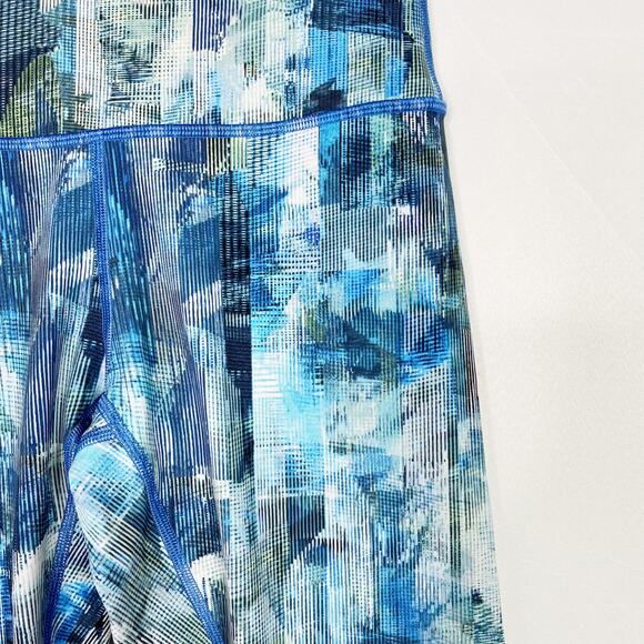 Lululemon Womens Size 4 Wunder Under Hi-Rise 7/8 Tight 25" Sun Dazed Multi Blue - Picture 5 of 11